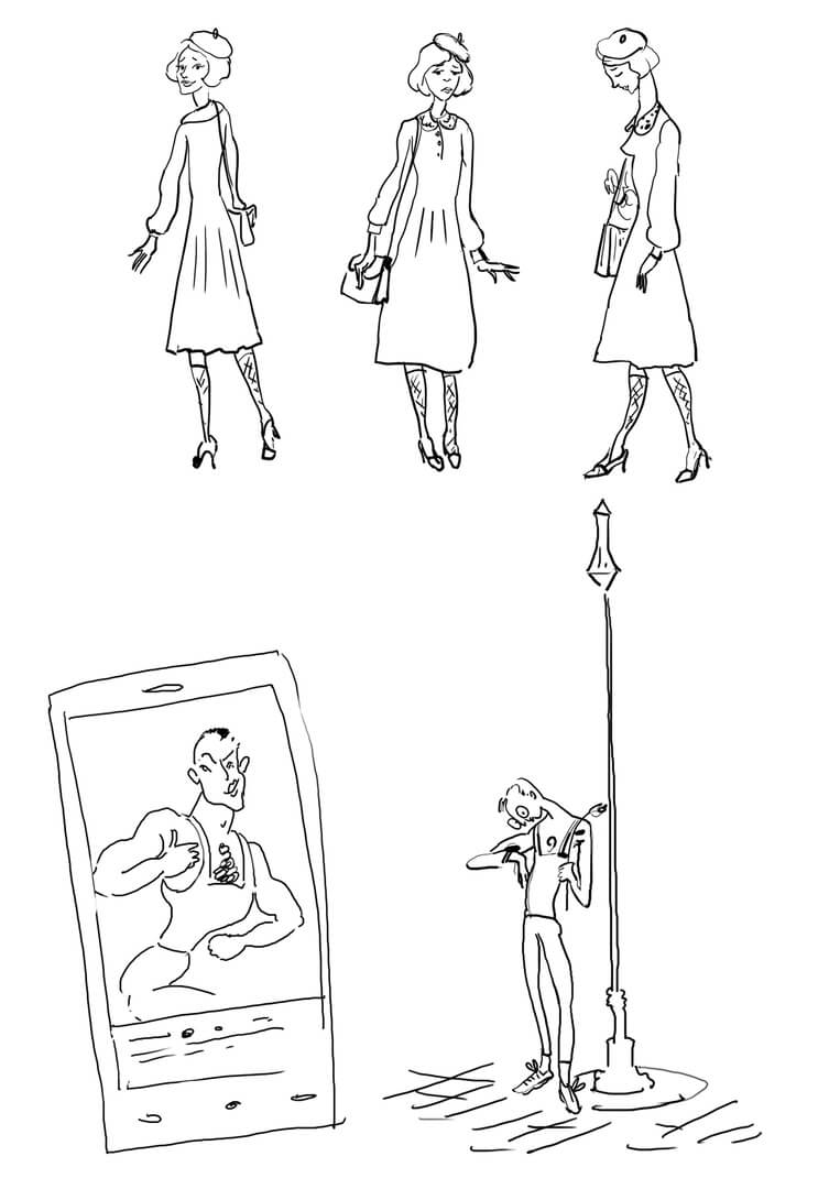 Персонажи. Вариант 2