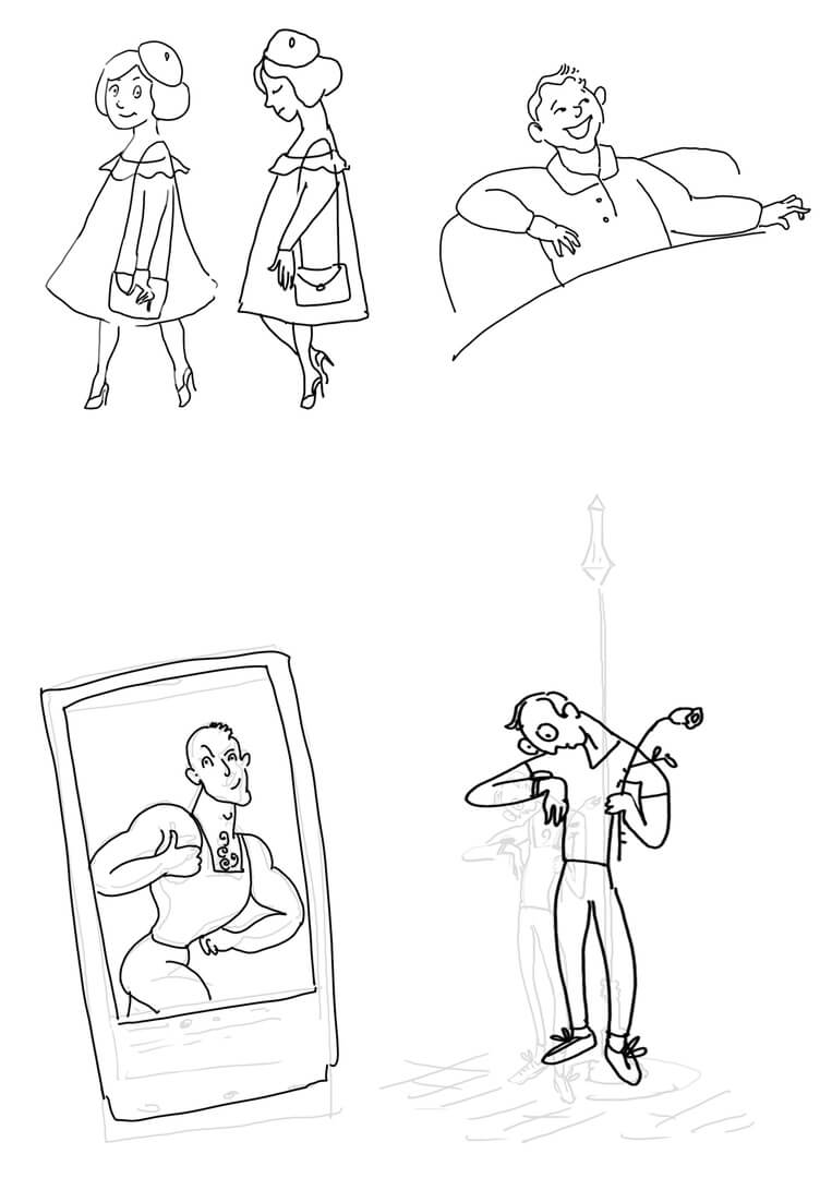 Персонажи. Вариант 2.