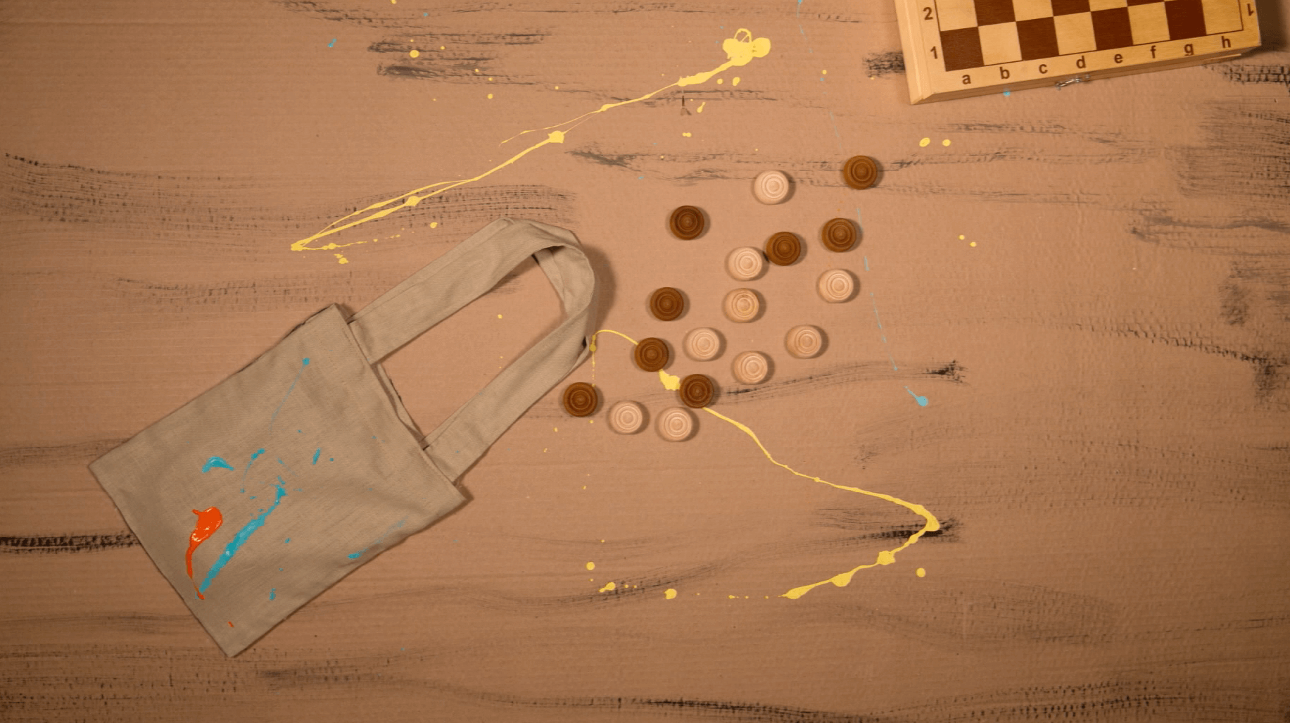 Кейс рекламного ролика пенала для акварельных красок Simple