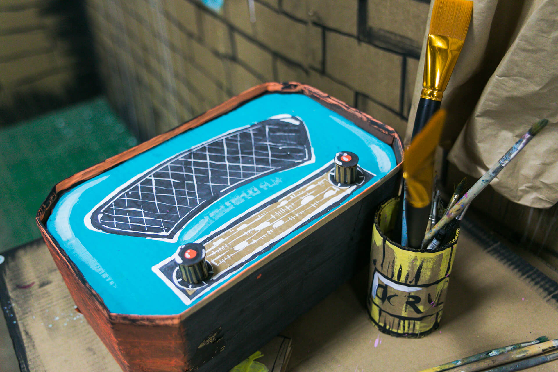 Кейс рекламного ролика пенала для акварельных красок Simple