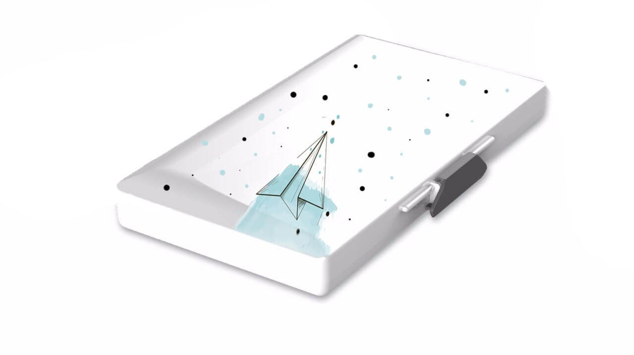 Кейс рекламного ролика пенала для акварельных красок Simple