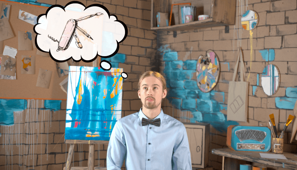 Кейс рекламного ролика пенала для акварельных красок Simple