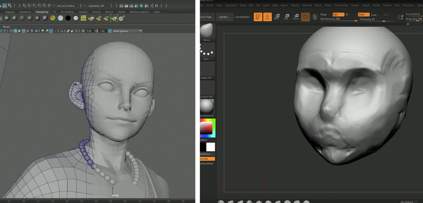 Компьютерная графика разрабатывается задолго до начала съёмок