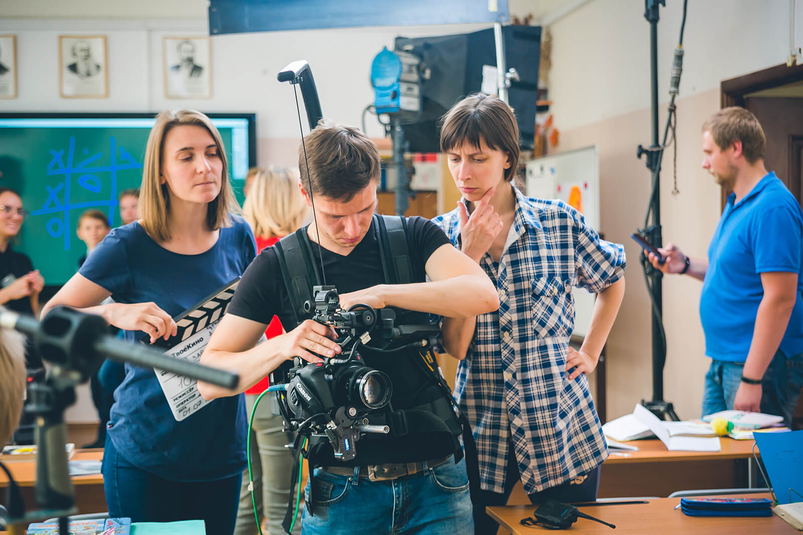 Съёмки после карантина