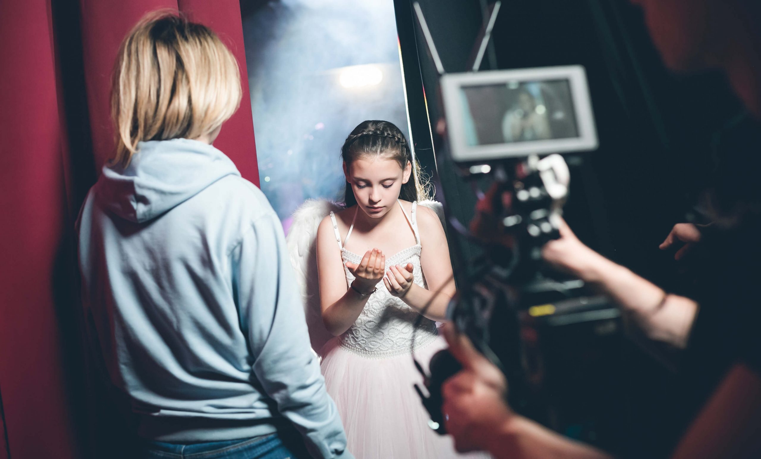 Съёмка музыкального клипа