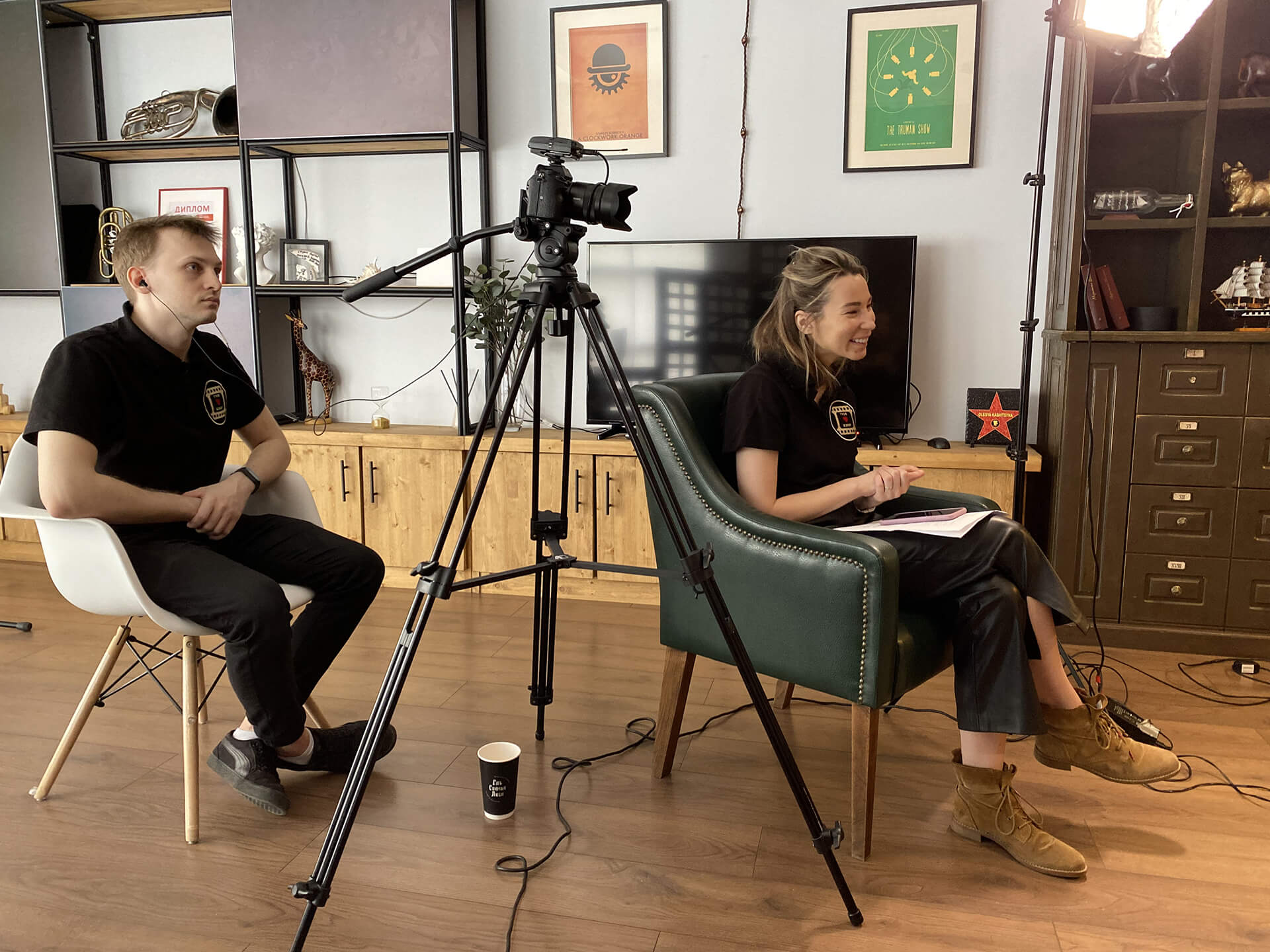 Фото со съёмок