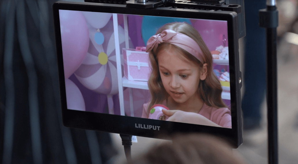 Съёмки рекламы для бренда детской косметики Зефирка